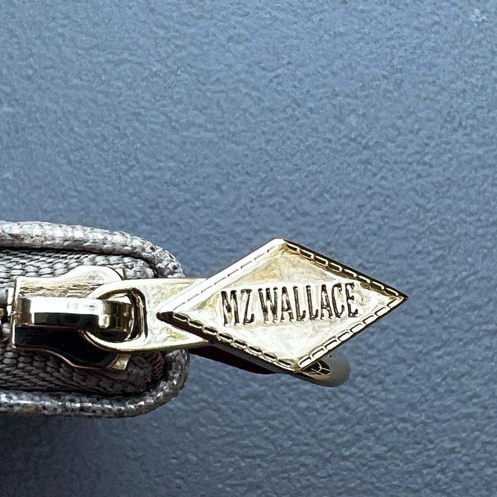 MZ WALLACE NEW METALIC GOLD COSMETICS POUCH - Picture 10 of 13